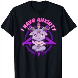 Kawaii I have anxiety Baphomet Shirt